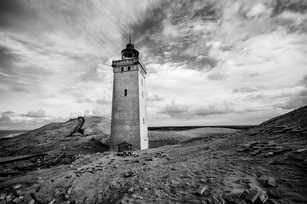 Rubjerg Knude abandonned light house - mono version